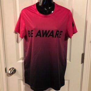 Be Aware Gradient Pink and Black Women's Top